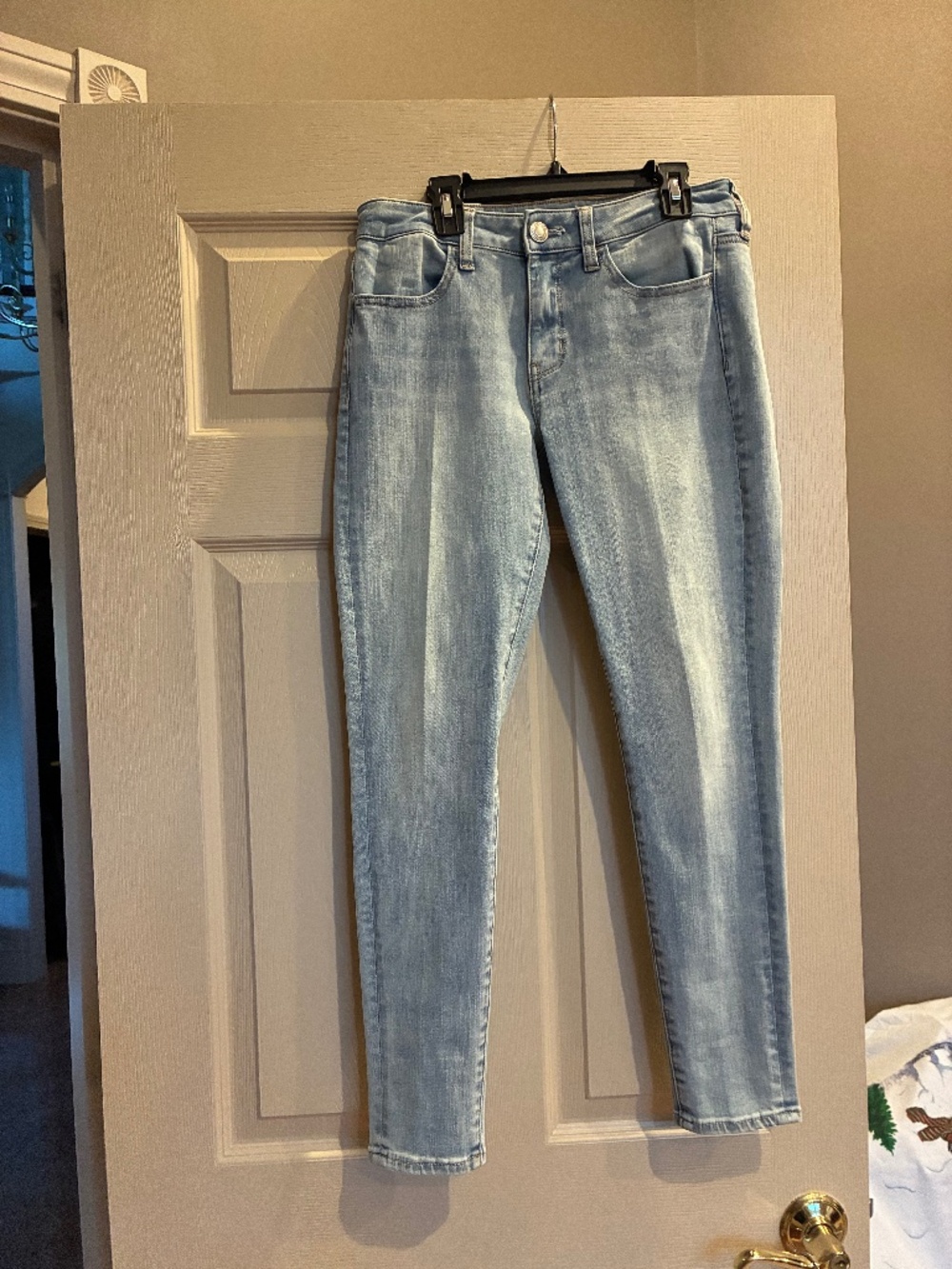 American Eagle 5 pkt next Level StretchSlim Leg Jeans sz 6 Short